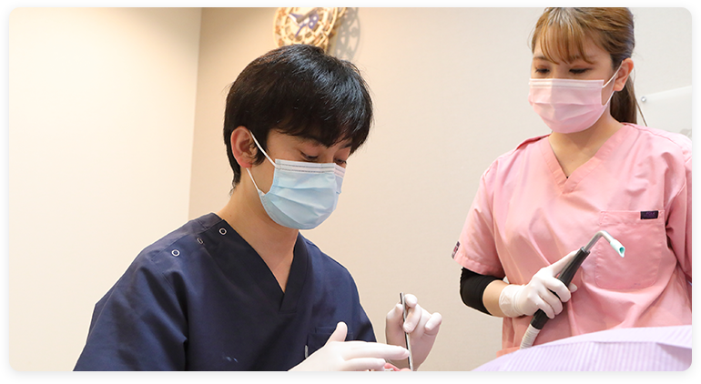歯を削らない虫歯治療「ダイレクトボンディング」に対応しております