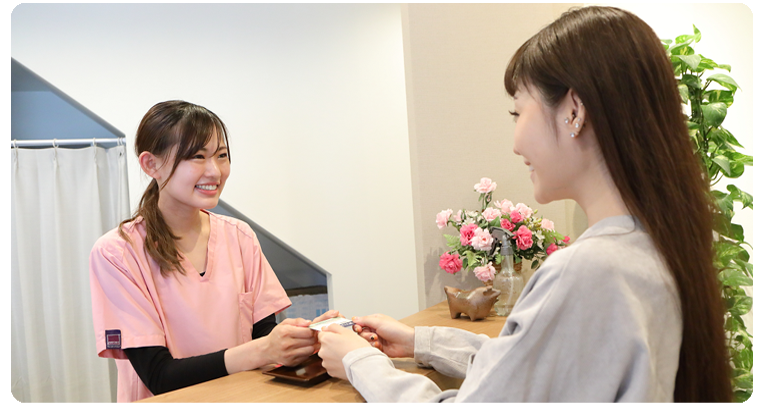 お子様からお年寄りまでご家族で通える環境づくりを整えております